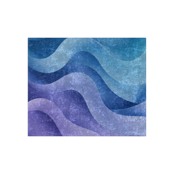 Ethereal Wave Symphony - Crushed Velvet Blanket