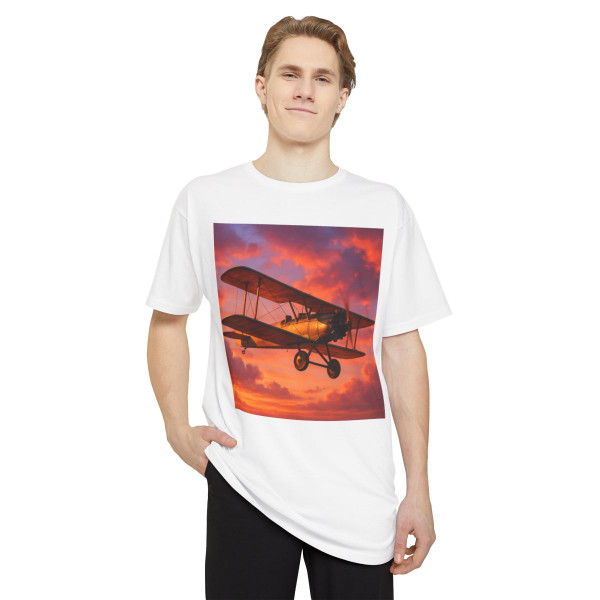 Vintage Flight Elegance - Unisex Long Body Urban Tee