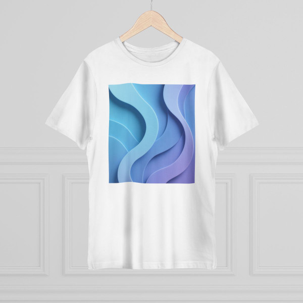 Ethereal Wave Symphony - Unisex Deluxe T-shirt  Ethereal Wave Symphony - Unisex Deluxe T-shirt