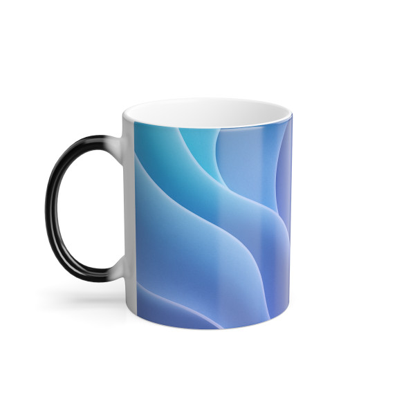 Ethereal Wave Symphony - Color Morphing Mug, 11oz