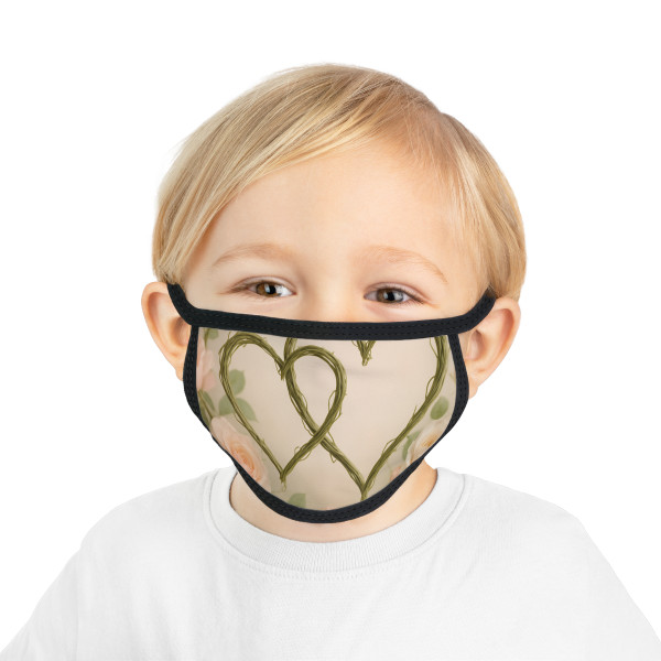 Eternal Love Blooms - Kid's Face Mask