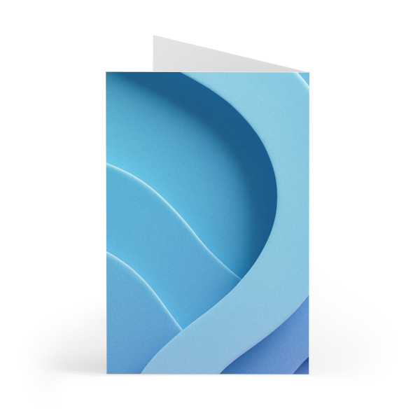 Ethereal Wave Symphony - Greeting Cards (7 pcs)