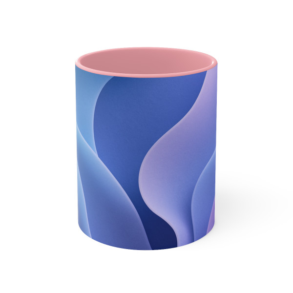 Ethereal Wave Symphony - Accent Mugs