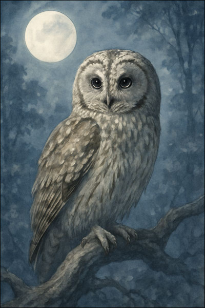 Ethereal Owl Watch - Temporary Tattoos