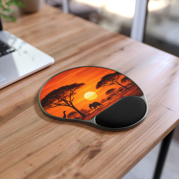 Savanna Dreamscape - Mouse Pad With Wrist Rest