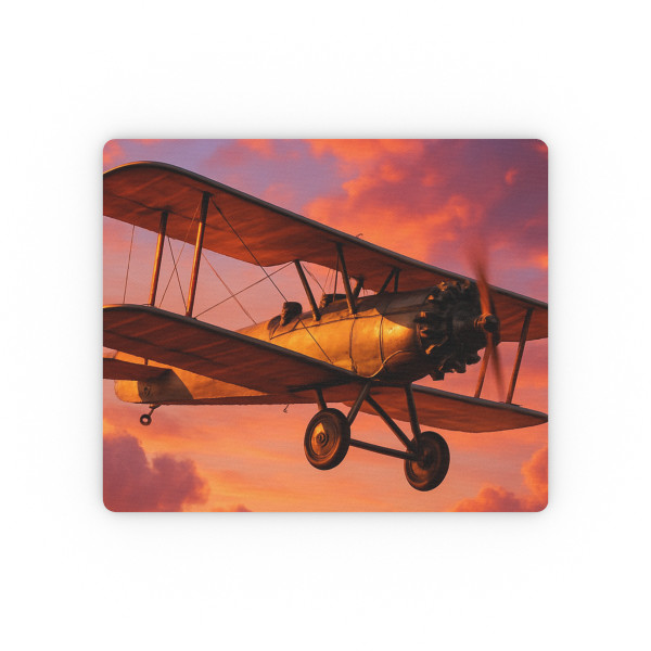 Vintage Flight Elegance - Rectangular Mouse Pad
