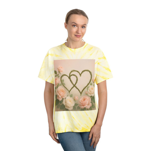 Eternal Love Blooms - Tie-Dye Tee, Cyclone