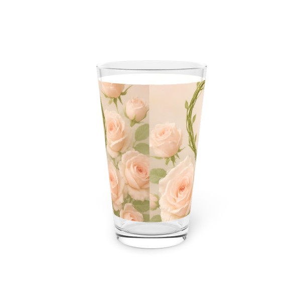 Eternal Love Blooms - Pint Glass, 16oz