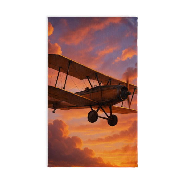 Vintage Flight Elegance - Hand Towel