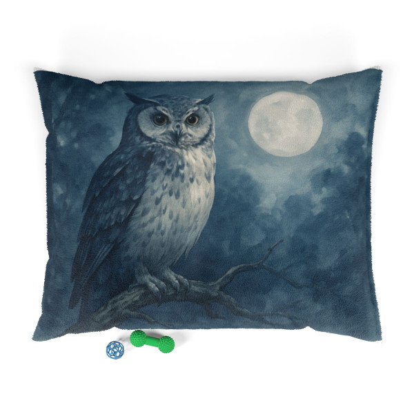 Ethereal Owl Watch - Pet Bed