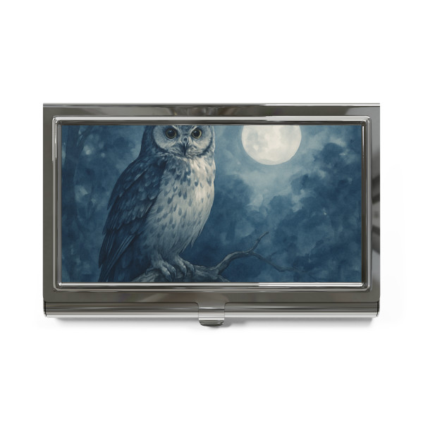 Ethereal Owl Watch - Business Card Holder
