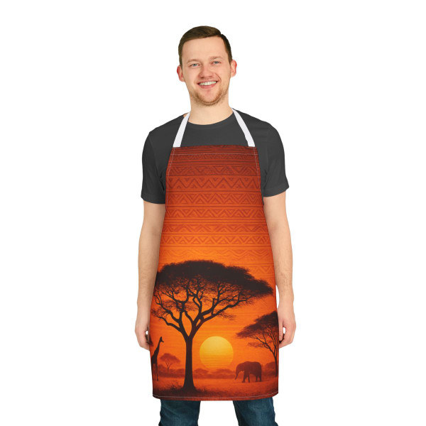 Savanna Dreamscape - Apron, 5-Color Straps (AOP)