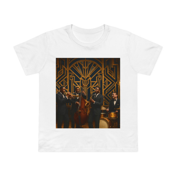 Gilded Jazz Nights - Women’s Maple Tee 