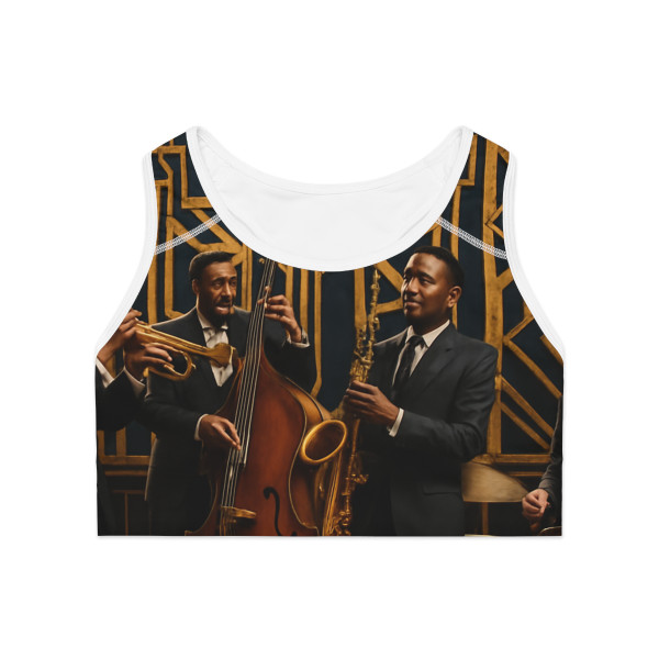 Gilded Jazz Nights - Sports Bra (AOP)