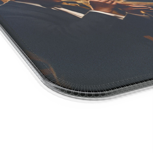 Gilded Jazz Nights - LED Gaming Mouse Pad, Wireless Charging