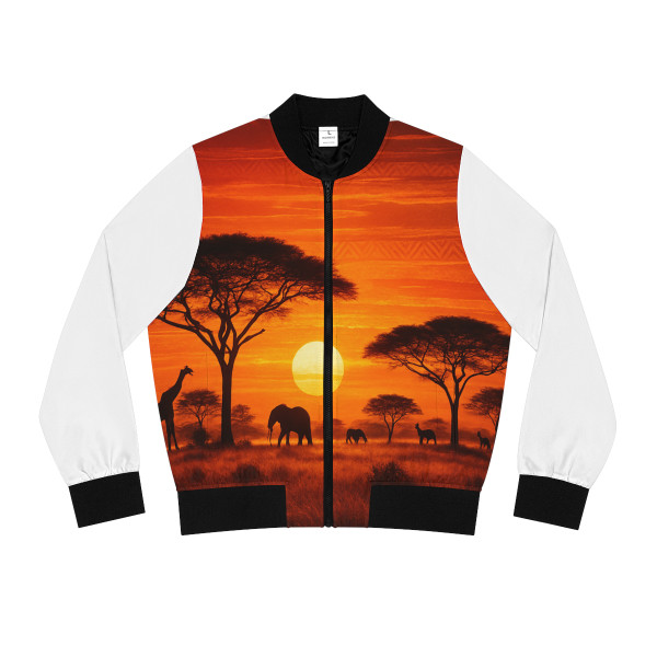 Savanna Dreamscape - Women's Bomber Jacket (AOP)