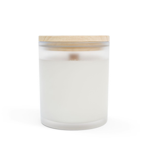 Ethereal Owl Watch - Frosted Glass Candle, 11oz