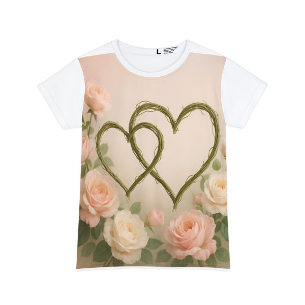 Eternal Love Blooms - Women's Short Sleeve Shirt (AOP)