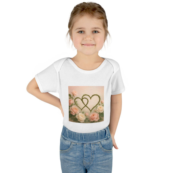 Eternal Love Blooms - Infant Baby Rib Bodysuit