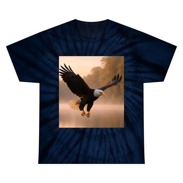Eagle's Flight - Unisex Tie Dye Cotton Tee