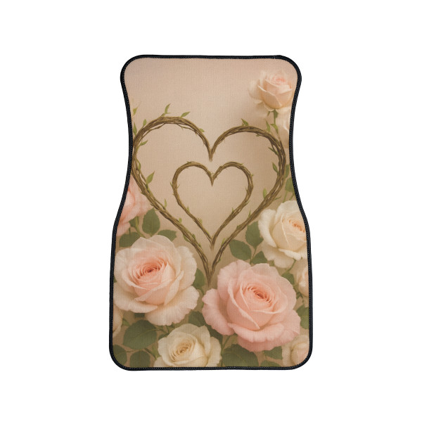 Eternal Love Blooms - Car Floor Mats, 1pc
