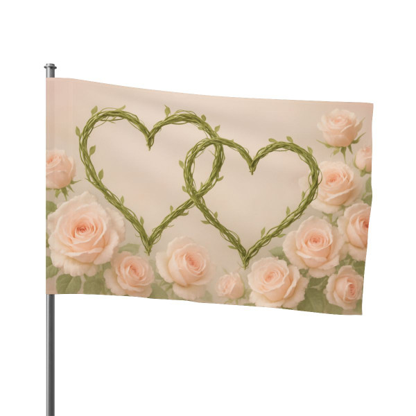 Eternal Love Blooms - Flag