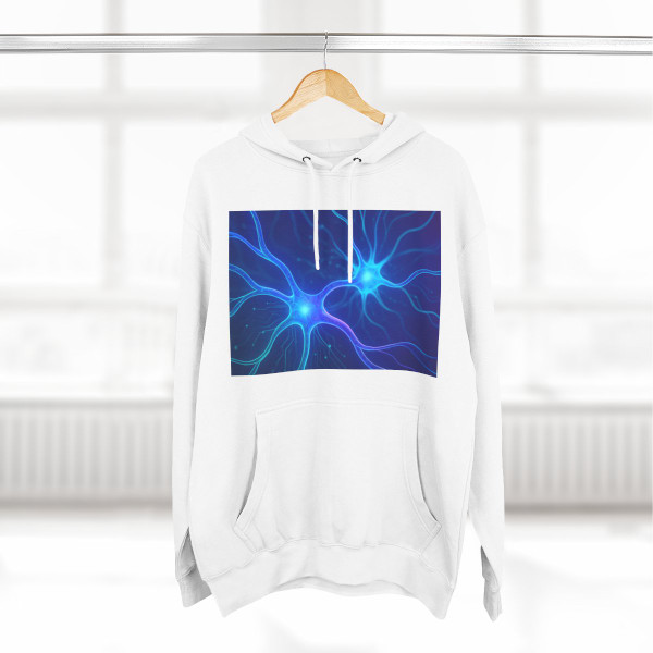 Neural Dreamscape - Three-Panel Fleece Hoodie Neural Dreamscape - Three-Panel Fleece Hoodie