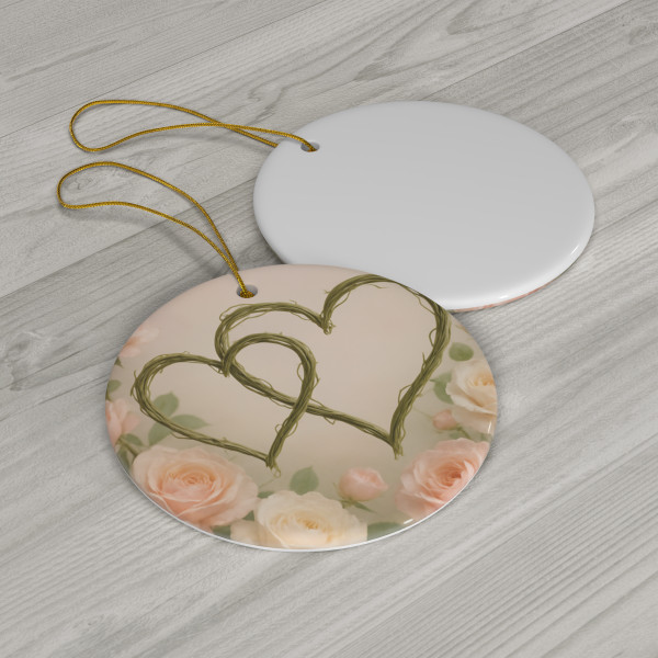 Eternal Love Blooms - Ceramic Ornament, 1-Pack