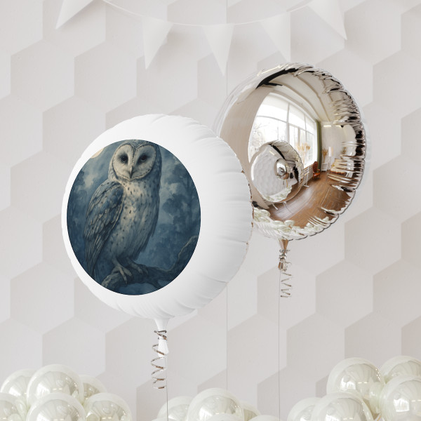 Ethereal Owl Watch - Mylar Helium Balloon