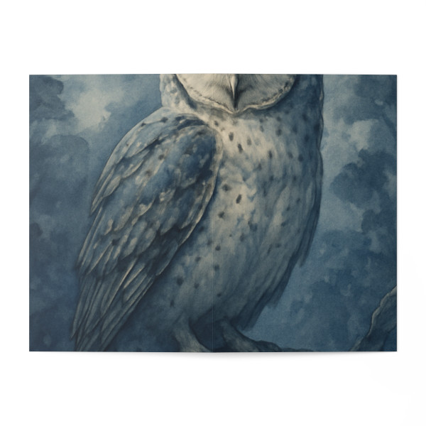 Ethereal Owl Watch - Greeting Cards (7 pcs)