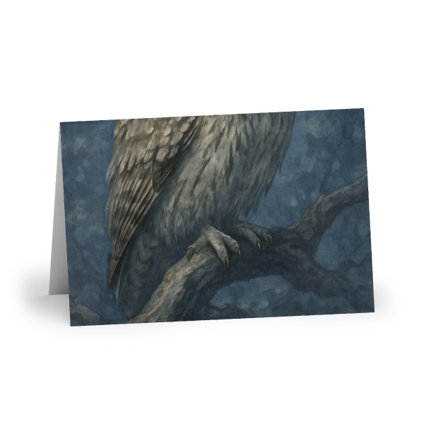 Ethereal Owl Watch -  Greeting Cards (1 or 10-pcs)
