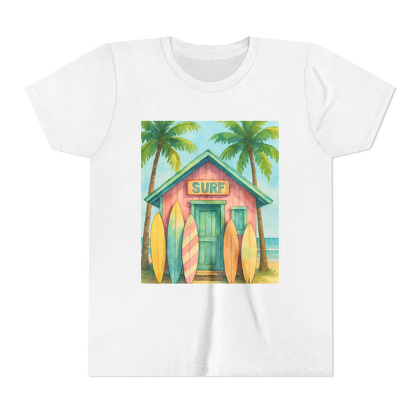 Vintage Surf Shack - Youth Short Sleeve Tee