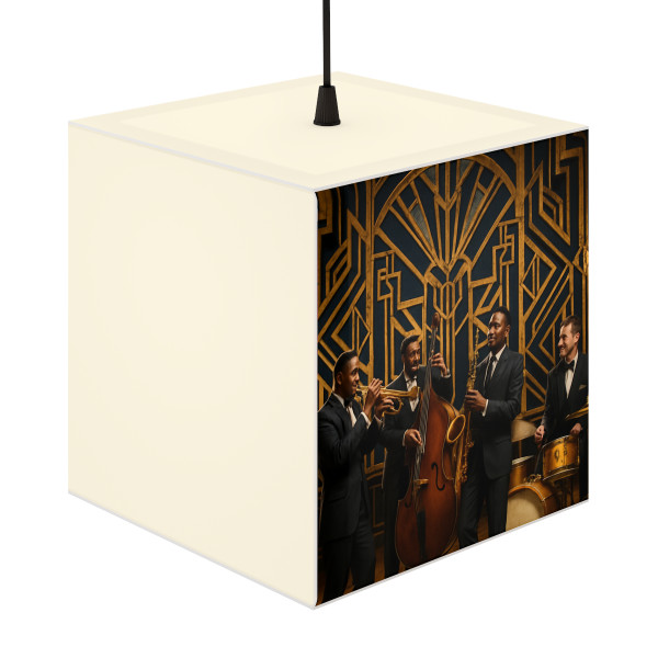 Gilded Jazz Nights - Light Cube Lamp