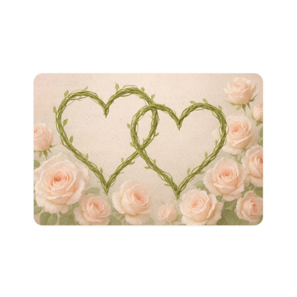 Eternal Love Blooms - Pet Food Mat (12x18)