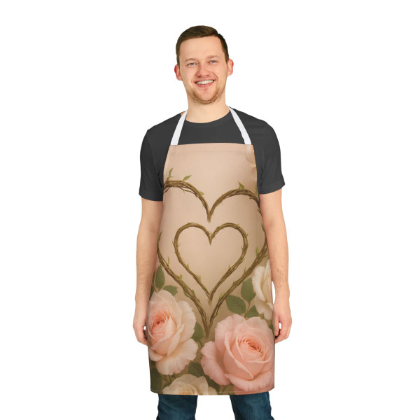 Eternal Love Blooms - Apron, 5-Color Straps (AOP)