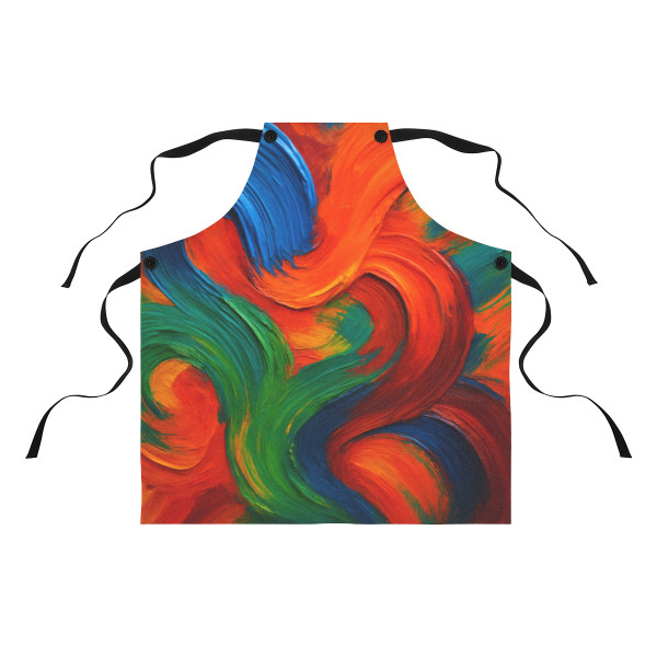 Whimsical Brushstrokes - Apron (AOP)