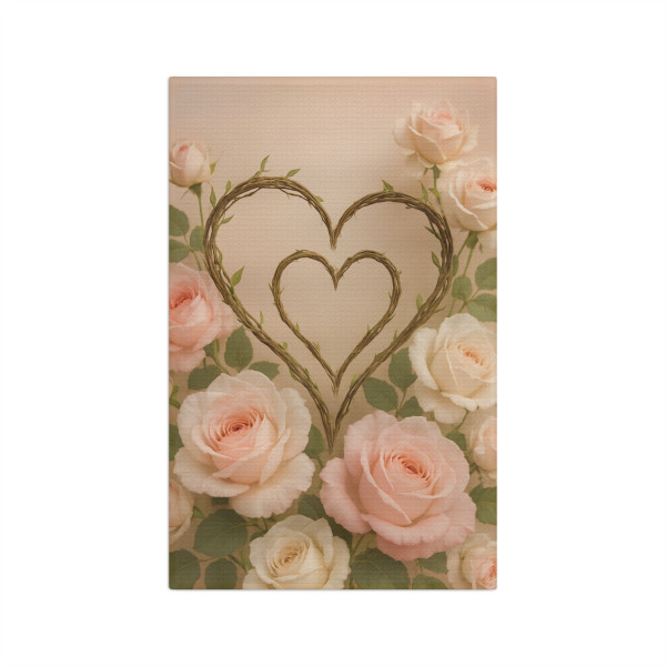 Eternal Love Blooms - Microfiber Tea Towel