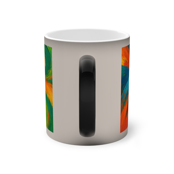 Whimsical Brushstrokes - Color-Changing Mug, 11oz
