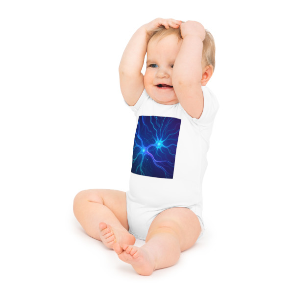 Neural Dreamscape - Baby Short Sleeve Bodysuit