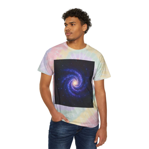 Galactic Embrace - Tie-Dye Tee, Spiral