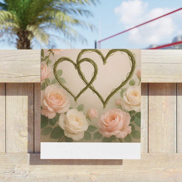 Eternal Love Blooms - Beach Towels