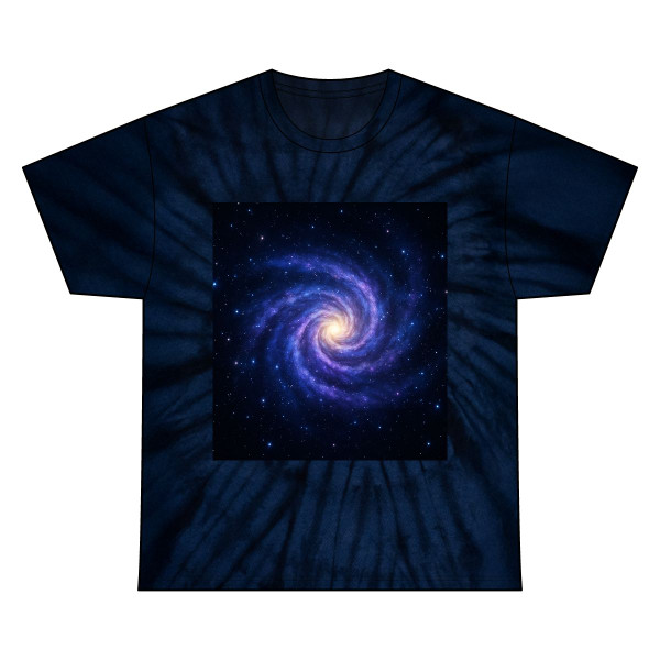 Galactic Embrace - Unisex Tie Dye Cotton Tee