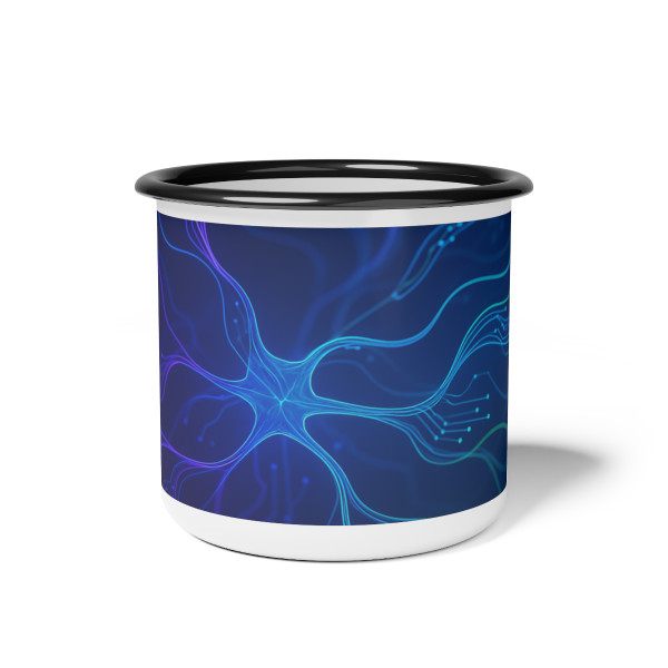 Neural Dreamscape - Enamel Camp Cup