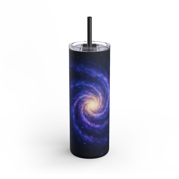 Galactic Embrace - Maars Maker Skinny Matte Tumbler, 20oz