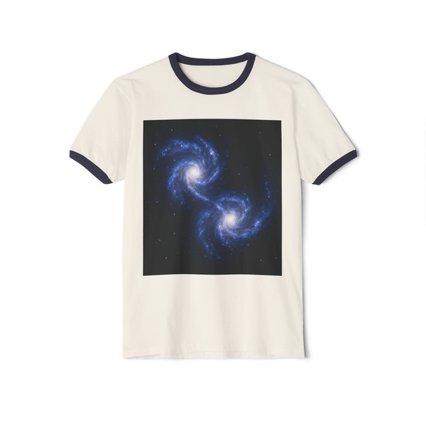 Celestial Dance - Unisex Cotton Ringer T-Shirt