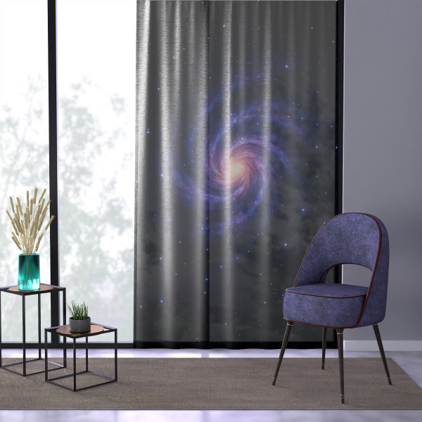 Galactic Embrace - Window Curtain