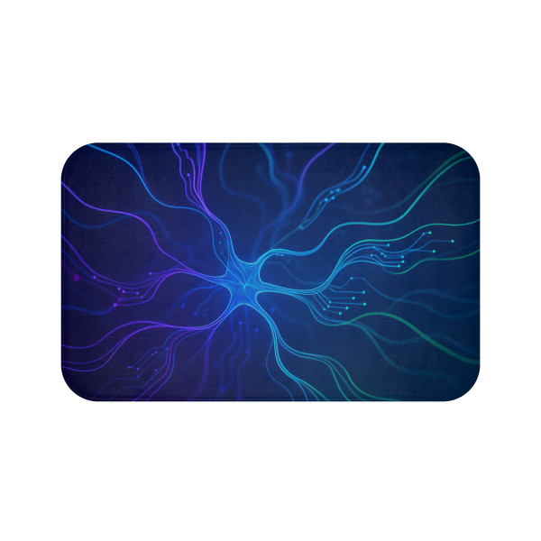 Neural Dreamscape - Bath Mat