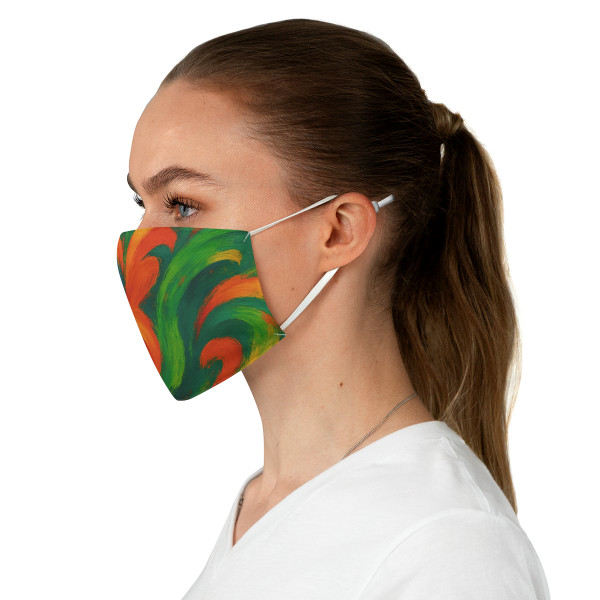 Whimsical Brushstrokes - Fabric Face Mask