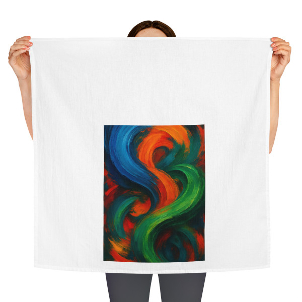 Whimsical Brushstrokes - Tea Towel