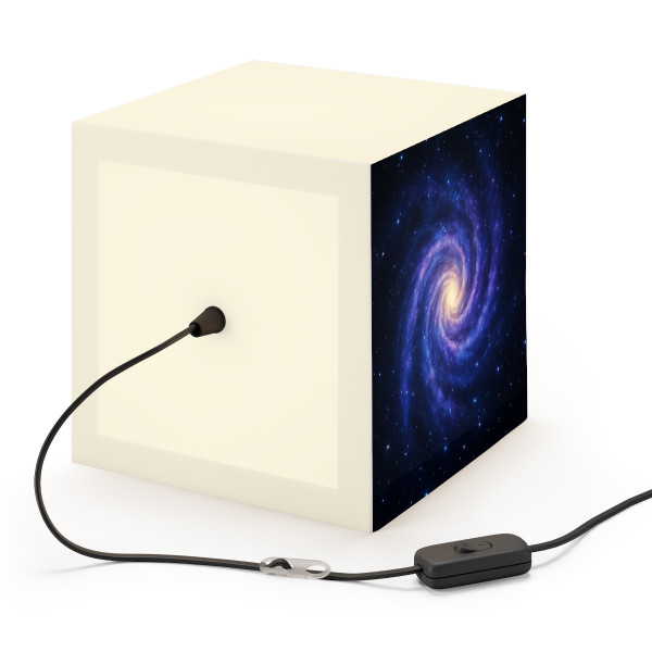 Galactic Embrace - Light Cube Lamp